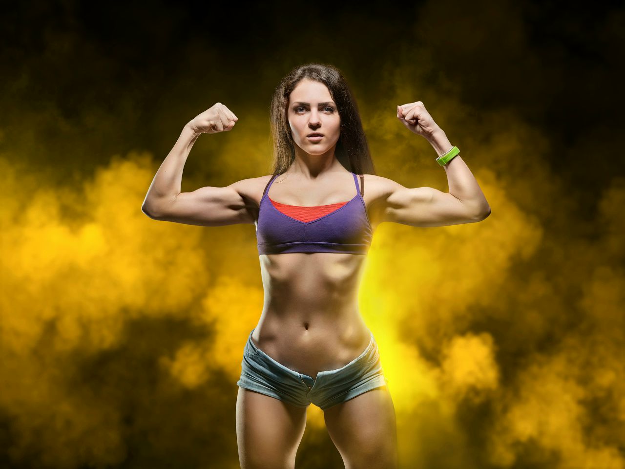 Athletic girls in Long Beach